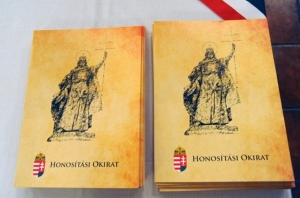 Документ-папка про натуралізацію угорця