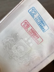 Штамп у паспорті, що свідчить про участь у виборах