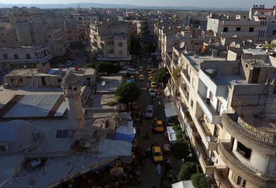 Загальний вигляд частини міста Ідліб, утримуваної повстанцями. Сирія, 8 червня.