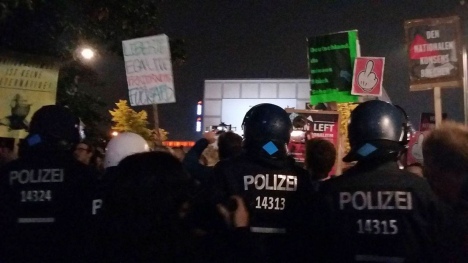 В Берлине завершилась массовая акция против правопопулистской партии