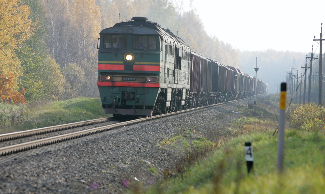 Звук приближающегося поезда. Скоростной грузовой поезд. Транзит поезд. Железная дорога в Литве. Поезд на перегоне.