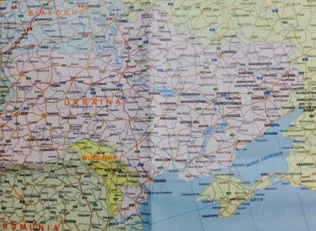 В Польше напечатали карту с российским Крымом